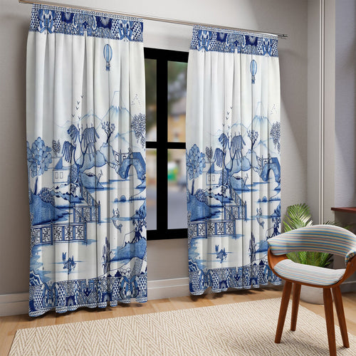Chinoiserie Blue Willow