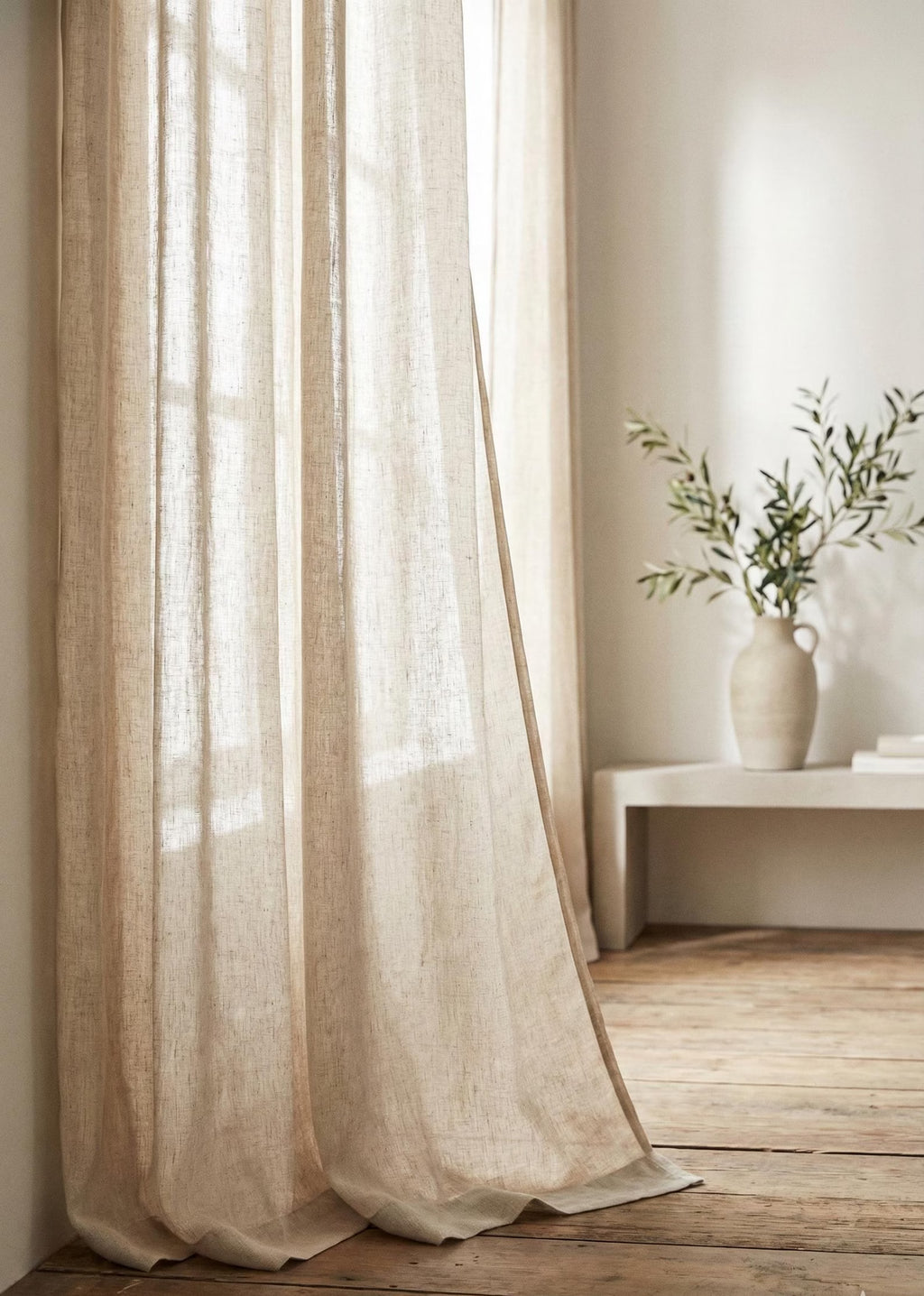 Extra Wide Linen Curtains