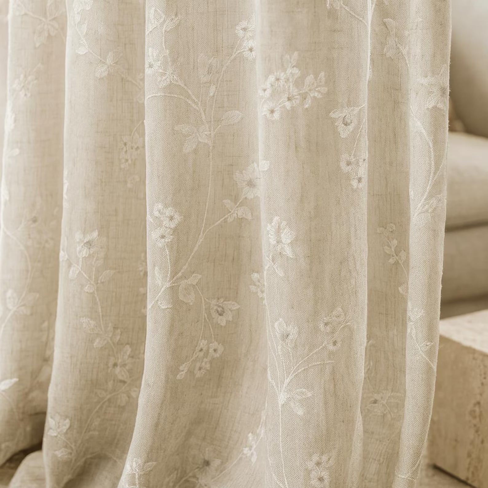 Sheer Linen Curtains