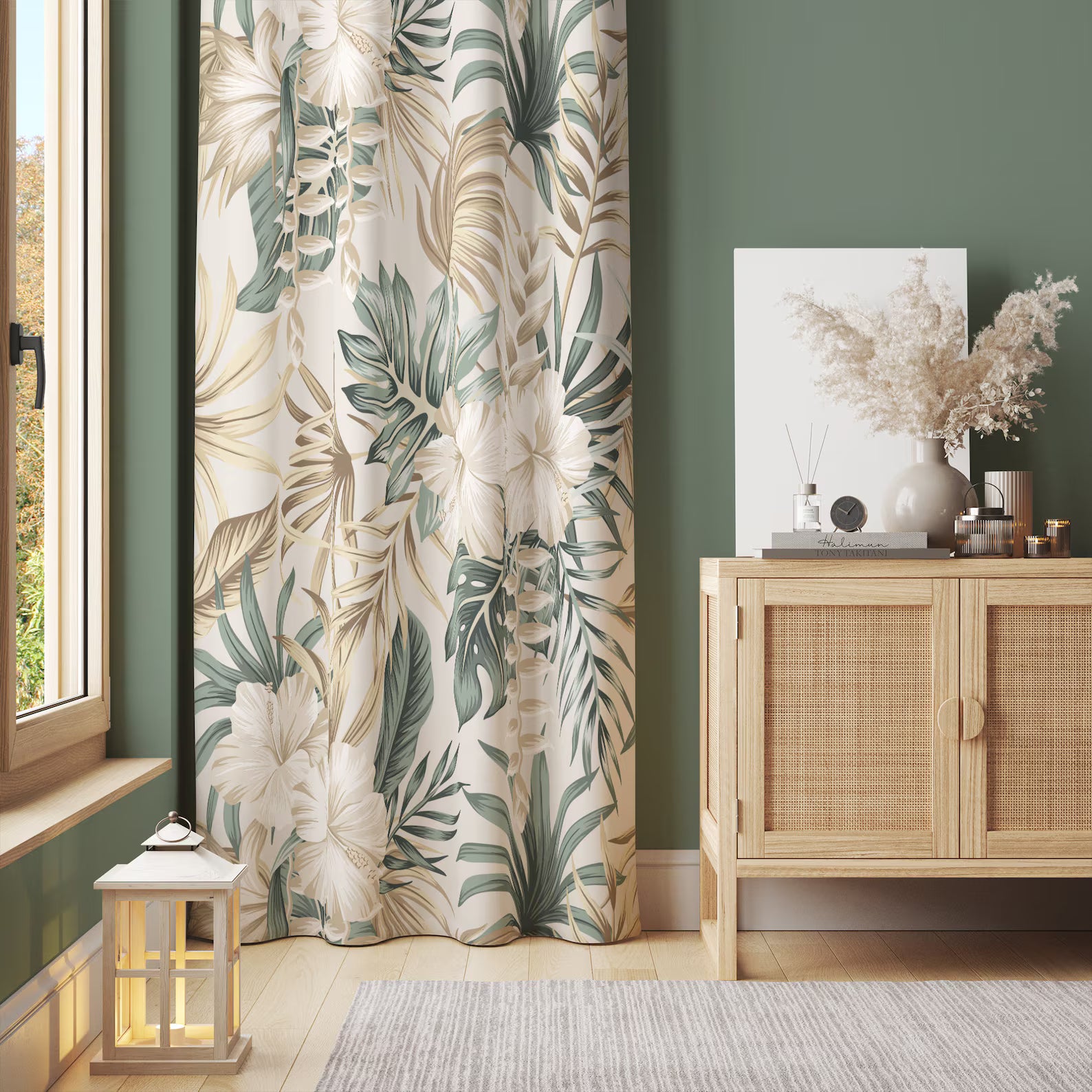 Pastel Exotic Floral